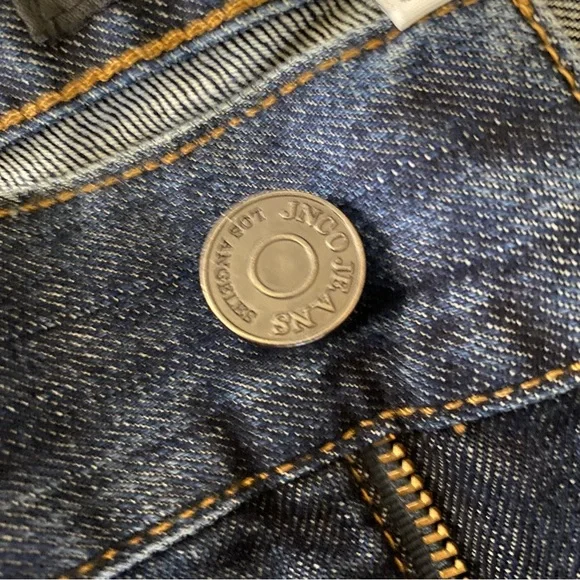 JNCO Men's Navy and Blue Jeans Sz 34x32